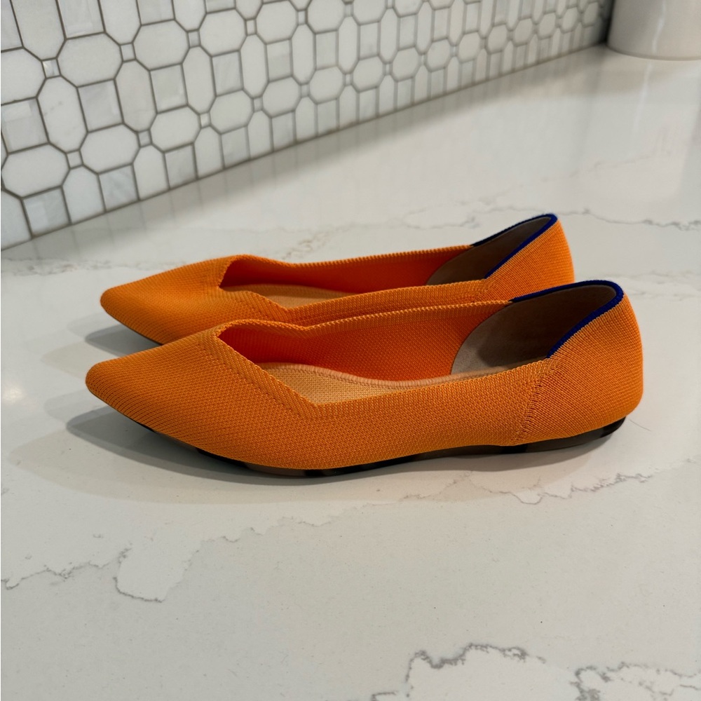Rothy’s The Point | Tangerine | Size 7.5